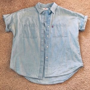 Levi's Denim Button-Up T